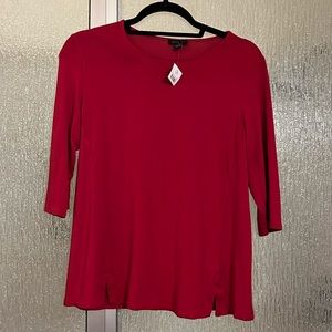 NWT J.Jill Wearever Collection size Small in Red